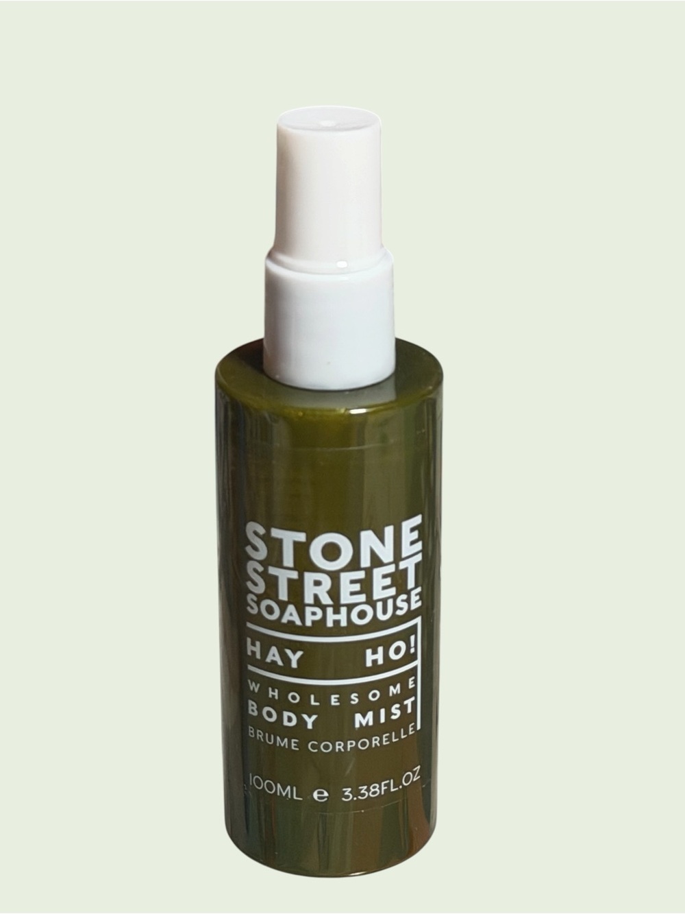Stone Street Soaphouse Hay Ho! Wholesome Body Mist - Olive Green 3.38 fl. oz.